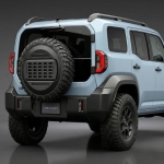 Giá đỡ mở rộng lốp dự phòng Toyota Land Cruiser FJ